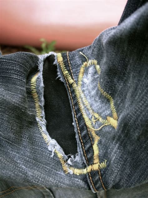 patch for pants crotch|fixing crotch holes in jeans.